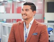 Damián Larco durante un evento del SRI.