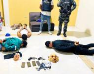 Imagen de dos de los 107 capturados por la Policía Nacional en operativos de la Fuerza Investigativa Anticriminal.