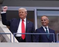 El presidente de Estados Unidos, Donald Trump, en la final del US Open