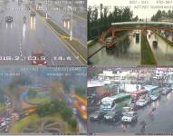 Las lluvias con tormentas se reportaron en diferentes zonas del Distrito Metropolitano de Quito.