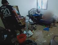 Así fue encontrado el joven que trabaja como dj.