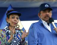 El presidente nicaragüense Daniel Ortega y su esposa y vicepresidenta del país, Rosario Murillo.