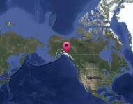 Gráfico del lugar del sismo.