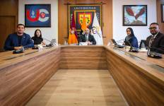 Mario Godoy (centro), presidente del CJ.