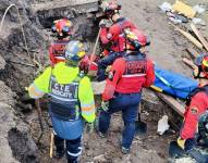 Este miércoles 29 de marzo las actividades para rescatar cuerpos o sobrevivientes comenzaron a las 06:00.
