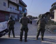 Imagen de militares en Durán.