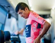 El ecuatoriano Richard Carapaz (Ineos) es el portador de la ‘maglia rosa’