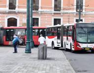 El servicio de transporte de Trolebús y Ecovía fue suspendido este 21 de junio por el paro nacional