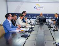 La sesión del Pleno del Consejo de la Judicatura.
