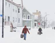 Vista de los efectos de una tormenta de invierno masiva en Búfalo, Nueva York (EE.UU.), el 26 de diciembre de 2022.