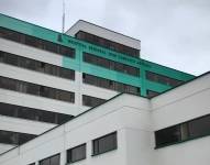 Imagen del hospital del IESS de Cuenca.