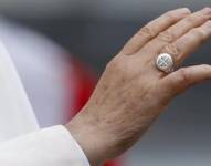 Anillo del pescador del papa Francisco
