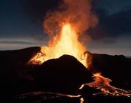 El volcán Fagradalsfjall, en la península de Reykjanes, Islandia.