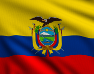 Imagen de la bandera y escudo del Ecuador
