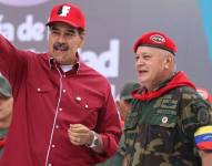 Nicolás Maduro y Diosdado Cabello, líderes venezolanos.