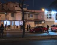 Imagen del asesinato de un conductor en Pradera 1, sur de Guayaquil.