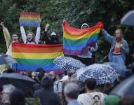 Imagen de archivo de una protesta del colectivo LGBT+ en Moscú, capital de Rusia.