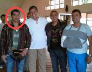 Imagen de José Aguilar Orozco, en una foto con Rafael Correa, entonces presidente de Ecuador