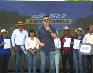 Daniel Noboa se pronunció sobre el paro nacional. Dijo que están abiertos al diálogo pero con la gente que quiere trabajar.