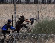 Imagen referencial de migrantes.