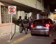 Uno de los allanamientos ejecutados por la Policía.