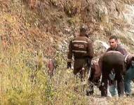 Cadáver abandonado en Guápulo