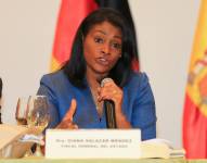 Fotografía de archivo en la que se registró a la Fiscal General del Estado ecuatoriano, Diana Salazar.