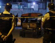 Imagen referencial. Foto de un sicariato a un conductor de tricimoto en Durán, el 19 de septiembre.