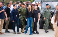 Kristi Noem visitó potenciales instalaciones para la instalación de una base militar estadounidense en Ecuador.