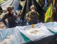 Droga incautada en Colombia. Twitter