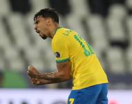 Lucas Paquetá celebra su gol.