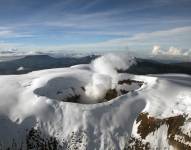 FOTO: Servicio Geológico Colombiano, Volcán Nevado del Ruiz