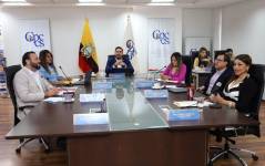 Pleno del Consejo de Participación Ciudadana (Cpccs) durante una sesión este 16 de julio del 2025.