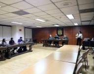 Audiencia de juicio contra expolicía en el caso González y otros.