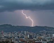 Tormentas eléctricas continuarán en la Sierra y la Amazonía del Ecuador
