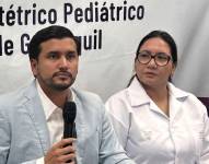 Jimmy Martin, ministro de Salud, durante una rueda de prensa el 12 de agosto del 2025.