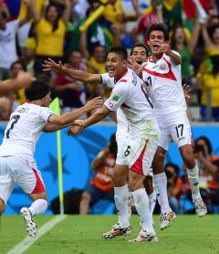 Costa Rica gana 3-1 a Uruguay