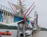 Piden el retiro del puente entre Guayaquil y Santay porque afecta la navegación en el río Guayas