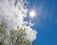 Imagen referencial de radiación UV alta