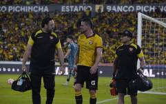 Octavio Rivero lleva varias fechas lesionad en Barcelona SC.