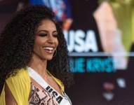 Imagen de archivo de la que fuera Miss Estados Unidos en 2019, Cheslie Kryst. EFE/EPA/BRANDEN CAMP