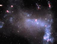 Imagen captada por el telescopio Hubble de la Galaxia Araña.
