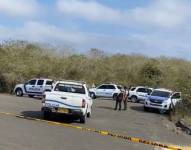 Lugar donde fueron encontrados los cuerpos sin vida de dos hombres.