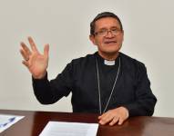 Monseñor Luis Cabrera, presidente de la Conferencia Episcopal Ecuatoriana