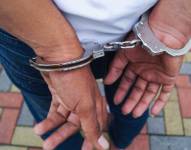 Imagen referencial de un detenido.