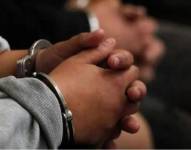 Imagen referencial para graficar a una persona detenida.