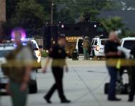 Fotografía de archivo en la que se registró un operativo policial, luego de un tiroteo, en Spring (Texas, EE.UU.).