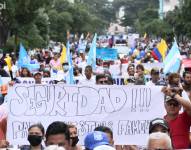 Marcha por la paz en Guayaquil.