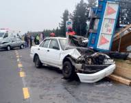 Fuerte choque en El Chasqui