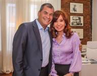 Rafael Correa y Cristina Fernández tienen una relación cercana.